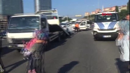 İstanbul Tem Otoyolu'nda Trafik Kazası Yaralılar Var