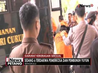 Sidang pembunuhan Yuyun digelar siang tadi secara tertutup - iNews Petang 04/08