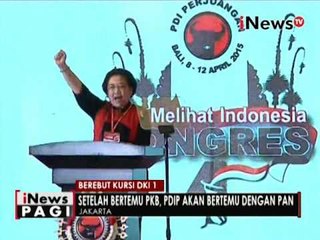 Berebut kursi DKI 1, PDIP akan komunikasi dengan Parpol lain - iNews Pagi 03/08