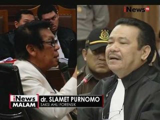 Saksi ahli forensik dan kuasa hukum Jessica saling debat - iNews Malam 03/08