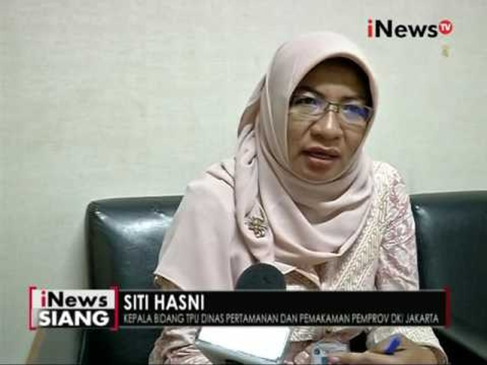 Dinas pemakaman DKI, himbau pemilik makam fiktif segera melapor atau dipidana - iNews Siang 05/08