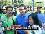 Bacagub DKI, Sandiaga Uno hadiri halal bihalal ojek online - iNews Siang 08/08