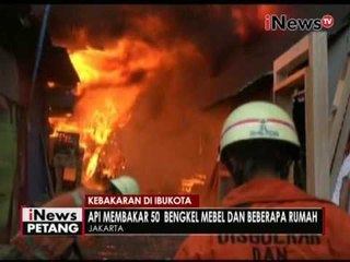 Kebakaran di Ibukota, api membakar 50 bengkel - iNews Petang 08/08