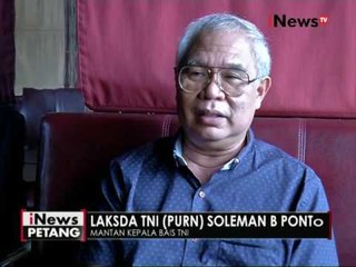 Laksda TNI (Purn) Soleman B Ponto : Pengakuan Freddy bisa dibenarkan - iNews Petang 09/08