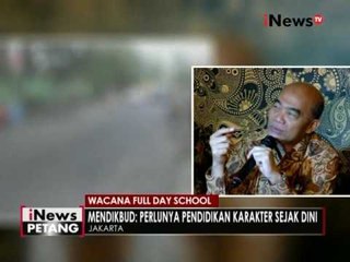 Mendikbud : Perlunya pendidikan karakter sejak dini - iNews Petang 09/08