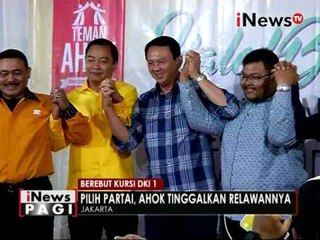 Pilih partai, Ahok tinggalkan relawannya - iNews Pagi 10/08