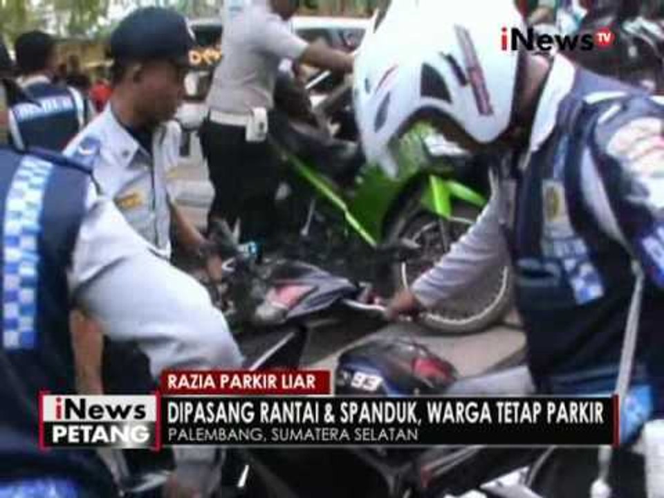 Penertiban parkir liar, petugas angkut ratusan motor - iNews Petang 09/08