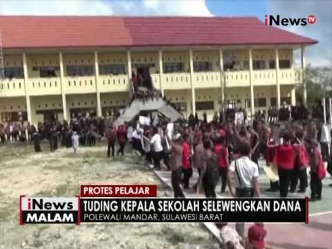 Kepsek selewengan dana, puluhan pelajar SMK di Polewali Mandar gelar aksi protes - iNews Malam 11/08