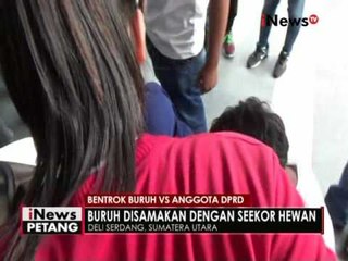 Tải video: Unjuk rasa buruh di Deli Serdang, Sumut berlangsung ricuh - iNews Petang 11/08