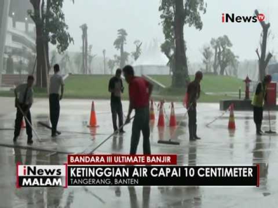Teminal 3 Ultimate digenangi air setelah hujan deras - iNews Malam 14/08