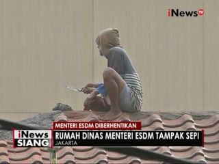 Pasca diberhentikannya Menteri ESDM, rumah dinas tampak sepi - iNews Siang 16/08
