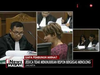 Saksi ahli psikologi : respon Jessica saat Mirna kesakitan tidak lazim - iNews Malam 15/08