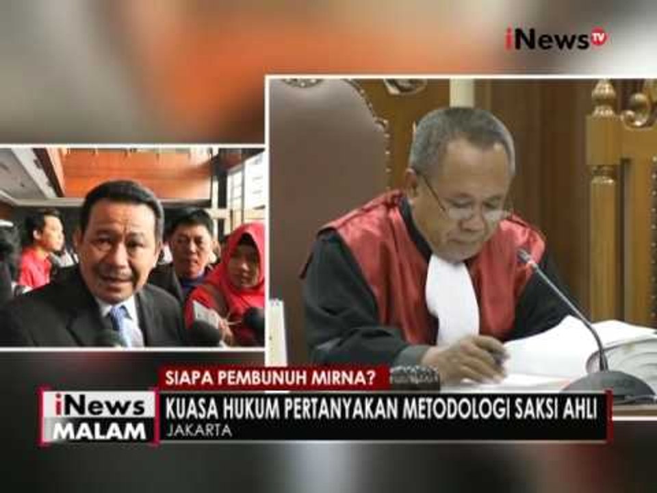 Kuasa hukum Jessica meragukan keterangan saksi ahli psikologi - iNews Malam 15/08