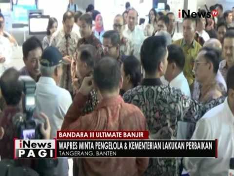 Pasca banjir bandara 3 Ultimate, Wapres JK minta pihak terkait lakukan perbaikan - iNews Pagi 16/08