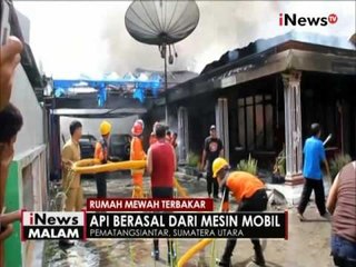 Sebuah rumah mewah di Pematang Siantar ludes terbakar - iNews Malam 16/08