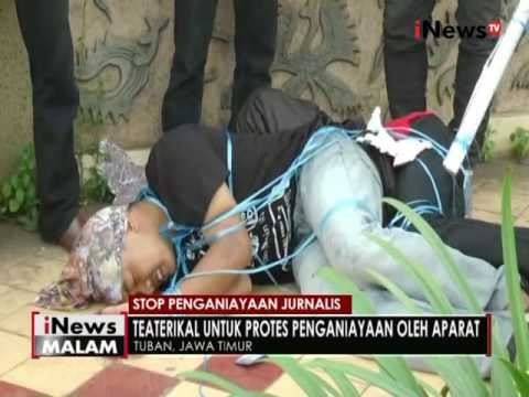 Menentang penganiayaan aparat di Medan, wartawan beberapa daerah gelar demo - iNews Malam 16/08
