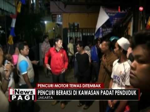 Seorang pelaku curanmor di Setiabudi, Jaksel tewas ditembak polisi - iNews Pagi 17/08