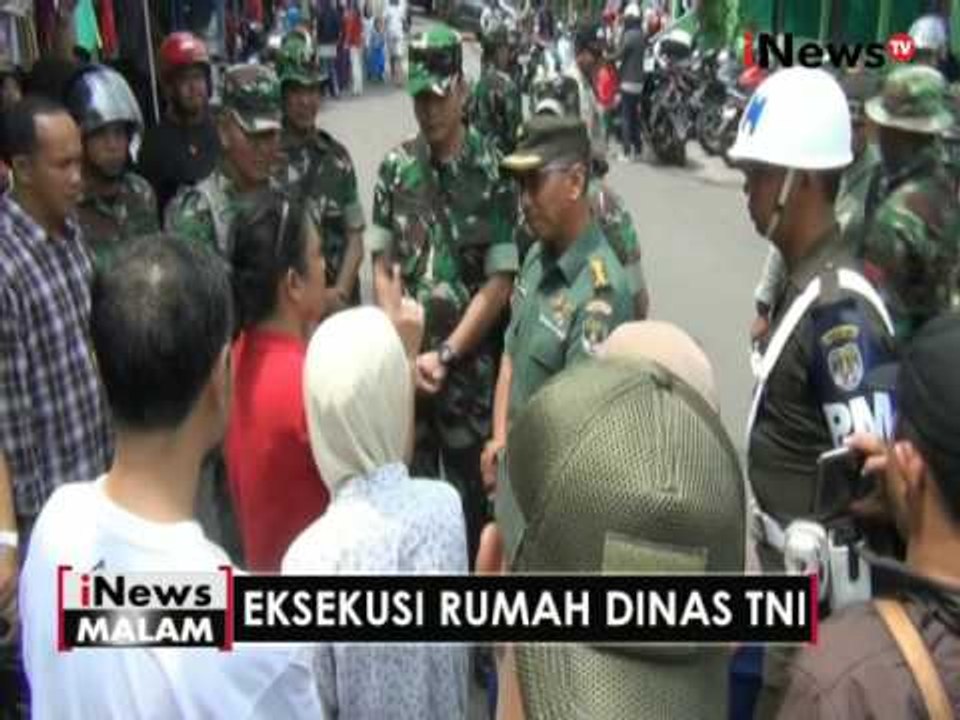 6 rumah dinas Kodam dieksekusi paksa petugas di Jakarta - iNews Malam 13/10