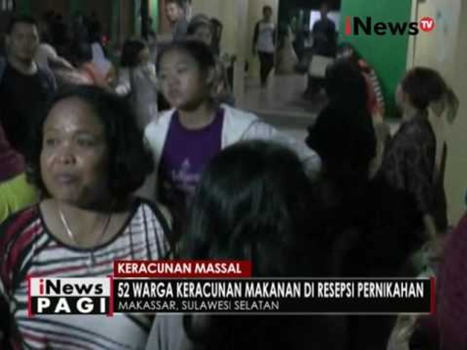 Puluhan tamu undangan dilarikan kerumah sakit usai keracunan makanan - iNews Pagi 17/10