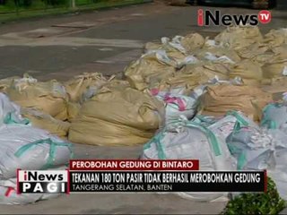 Perobohan gedung di Bintaro - iNews Pagi 18/10