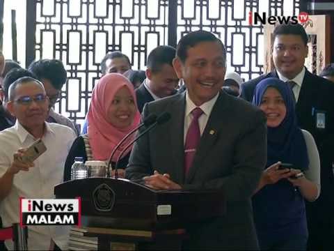 Usai dilantik, Luhut lakukan sertijab kepada Menteri & Wakil Menteri ESDM baru - iNews Malam 17/10