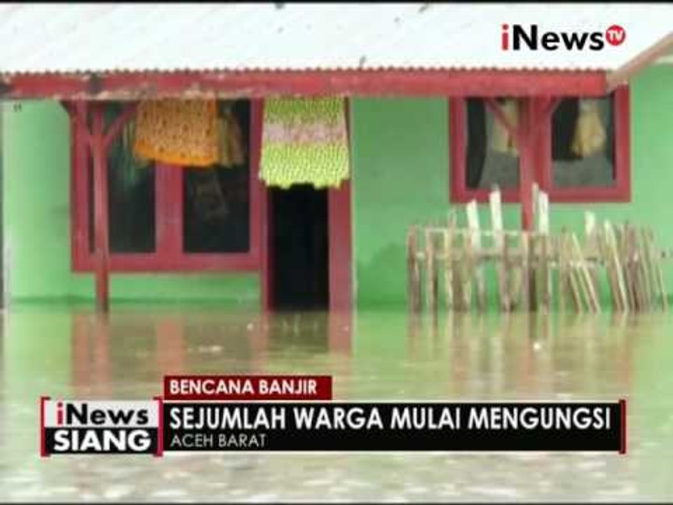 Curah hujan tinggi, Aceh Barat terendam banjir setinggi 1 meter - iNews Siang 18/10