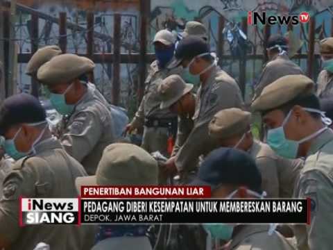 Satpol PP tertibkan PKL dan pedagang di daerah Depok - iNews Siang 18/10
