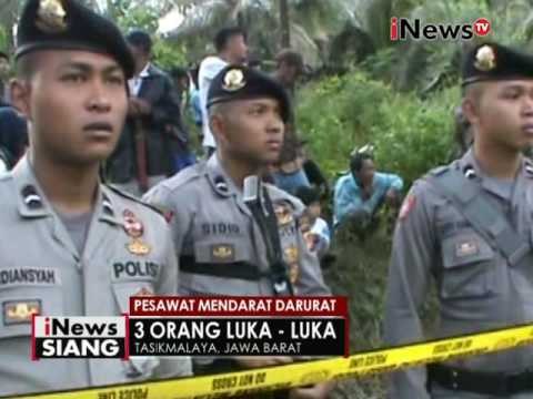 Bangkai pesawat yang mendarat darurat belum di evakuasi - iNews Siang 19/08