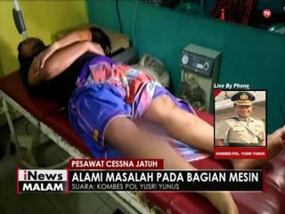 Live by phone : terkait pendaratan darurat pesawat latih Cessna - iNews Malam 18/08