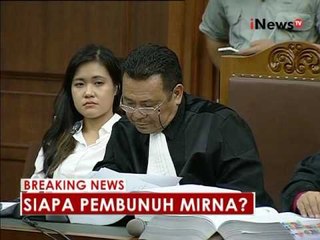 Sidang lanjutan Jessica ke 13, menghadirkan 3 saksi ahli dari RSCM 20 - iNews Breaking News 18/08