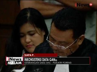 Saksi ahli Psikiater Forensik ungkap terdapat 6 inkosistensi penyataan Jessica - iNews Malam 18/08