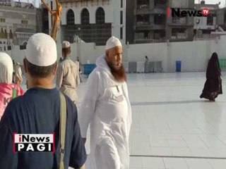 Seiring meningkatnya jamaah haji, petugas menambah frekuensi pembersihan lantai - iNews Pagi 22/08