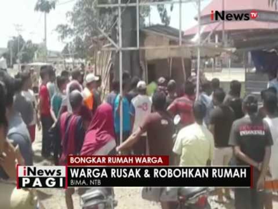 Diduga tempat persembunyian rampok dan menjual narkoba, 1 rumah dibongkar - iNews Pagi 23/08