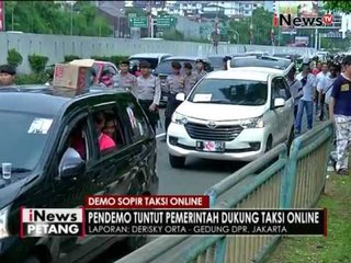 Live Report : Derisky Okta, Demo supir taksi online - iNews Malam 22/08