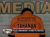 Perang melawan Narkoba, Polisi amankan 14 ribu pil Ektasi - iNews Malam 22/08