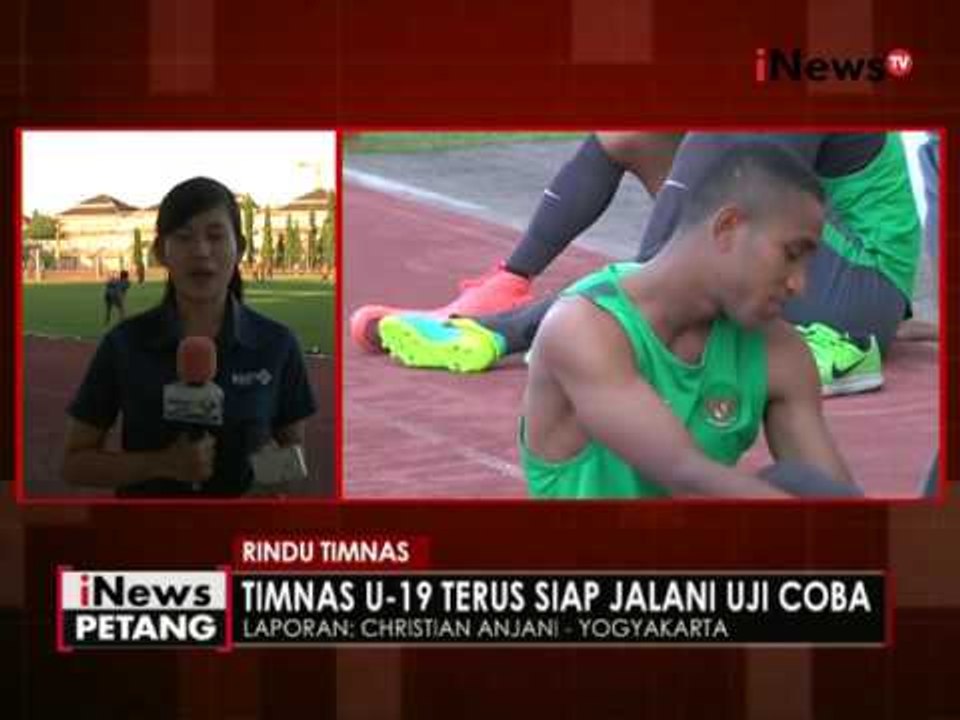 Live report : suasana latihan Timnas U-19 jelang laga uji coba - iNews Petang 23/08