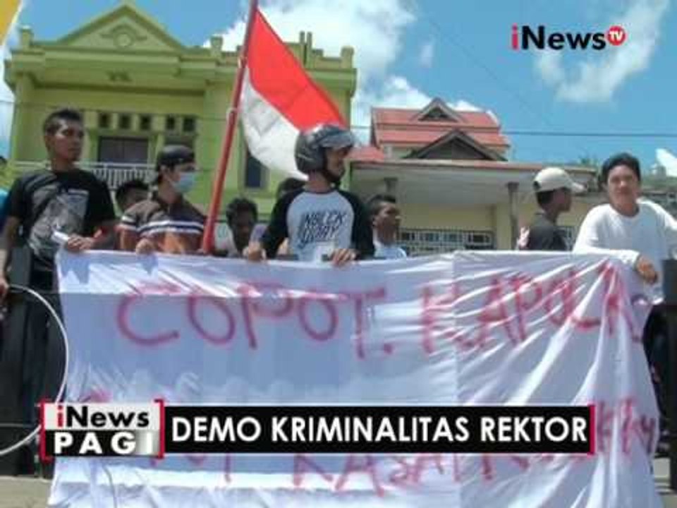 Masa forum pemerhati hukum tuntut Kapolres BauBau di copot - iNews Pagi 24/08