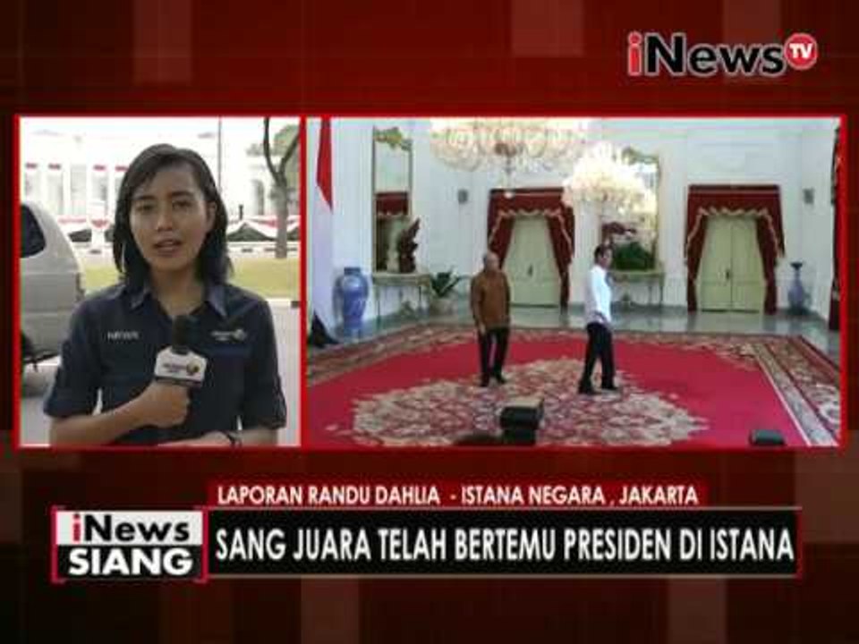 Live Report : Randu Dahlia, Sang juara telah bertemu Presiden di Istana - iNews Siang 24/08