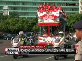 Rombongan atlet Indonesia diarak dari kantor Kemenpora menuju Istana Presiden - iNews Petang 24/08