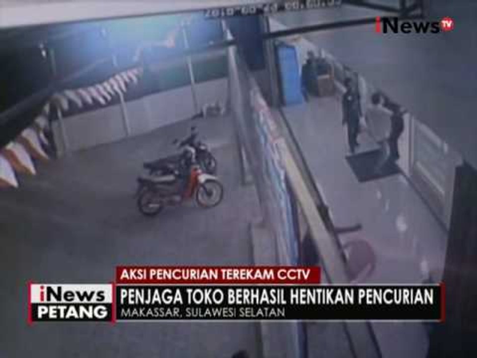 Aksi pencurian sebuah minimarket di Makassar terekam CCTV - iNews Petang 24/08