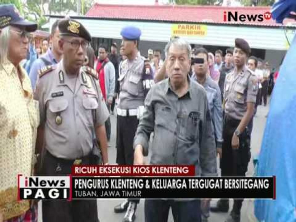 Eksekusi kios klenteng, pengurus dan keluarga tergugat bersitegang - iNews Pagi 26/08
