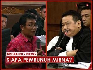 Sidang ke 14 kasus pembunuhan Mirna menghadirkan saksi ahli Toksikologi - iNews Breaking News 25/08