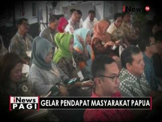 Menteri Yohana lakukan gelar pendapat masyarakat papua tentang perempuan dan anak - iNews Pagi 25/08