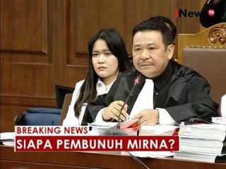 Sidang Jessica, menghadirkan Toksikologi Forensik I Made Agus Gel Gel 18 - iNews Breaking News 25/08