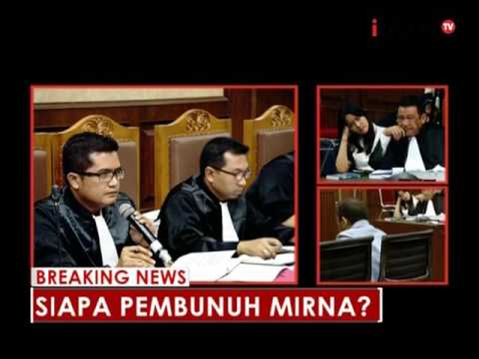 Sidang Jessica, menghadirkan Toksikologi Forensik & ahli hukum pidana 34 - iNews Breaking News 25/08