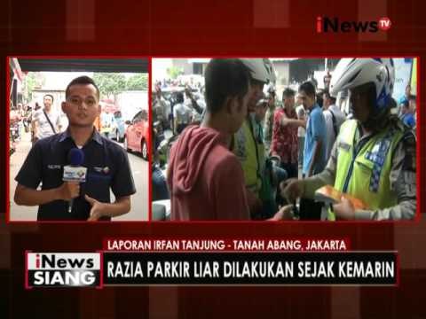 Live Report : terkait razia parkir liar di Tanah Abang, Jakarta - iNews Siang 26/08