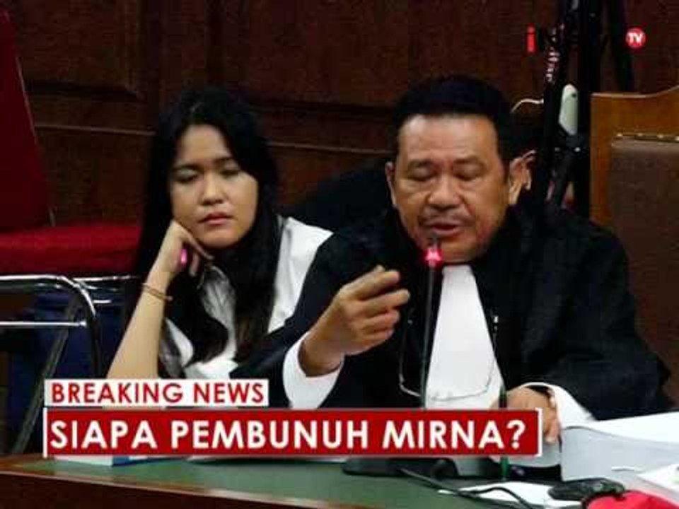 Sidang Jessica, menghadirkan Toksikologi Forensik & ahli hukum pidana 37 - iNews Breaking News 25/08