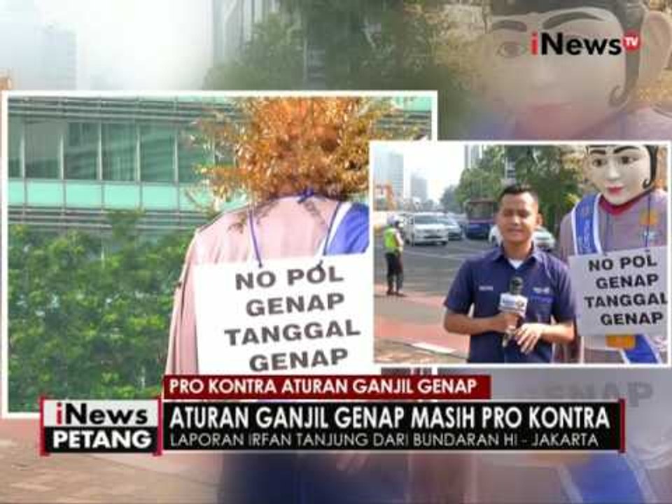 Live report : kondisi terkini pasca hari terakhir percobaan ganjil genap - iNews Petang 26/08