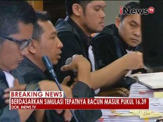Racun sianida dituang pada pukul 16:30 - 16:45 - Breaking News 29/08