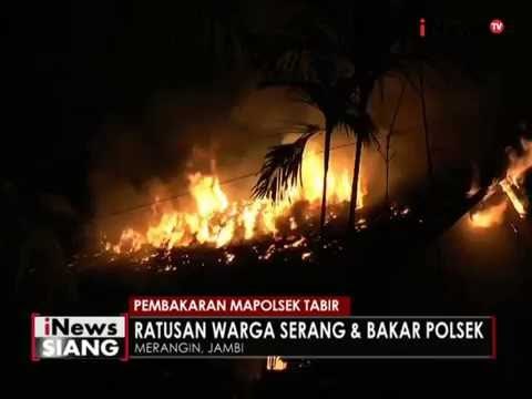 Pasca Mapolsek di Merangin Jambi yang dibakar warga, Kapolda adakan pertemuan - iNews Siang 29/08